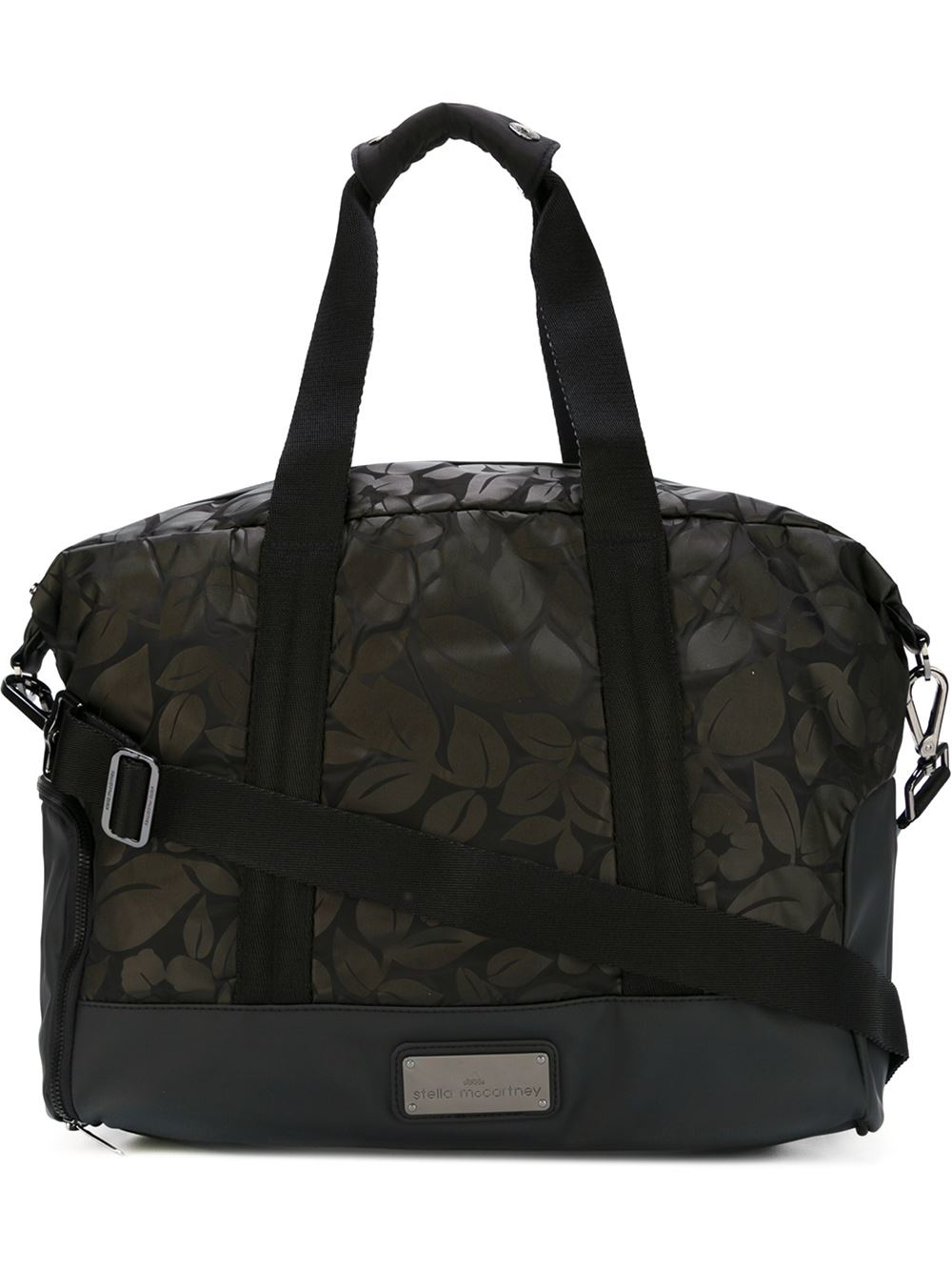 Adidas By Stella Mccartney Floral Sports Bag In Black 