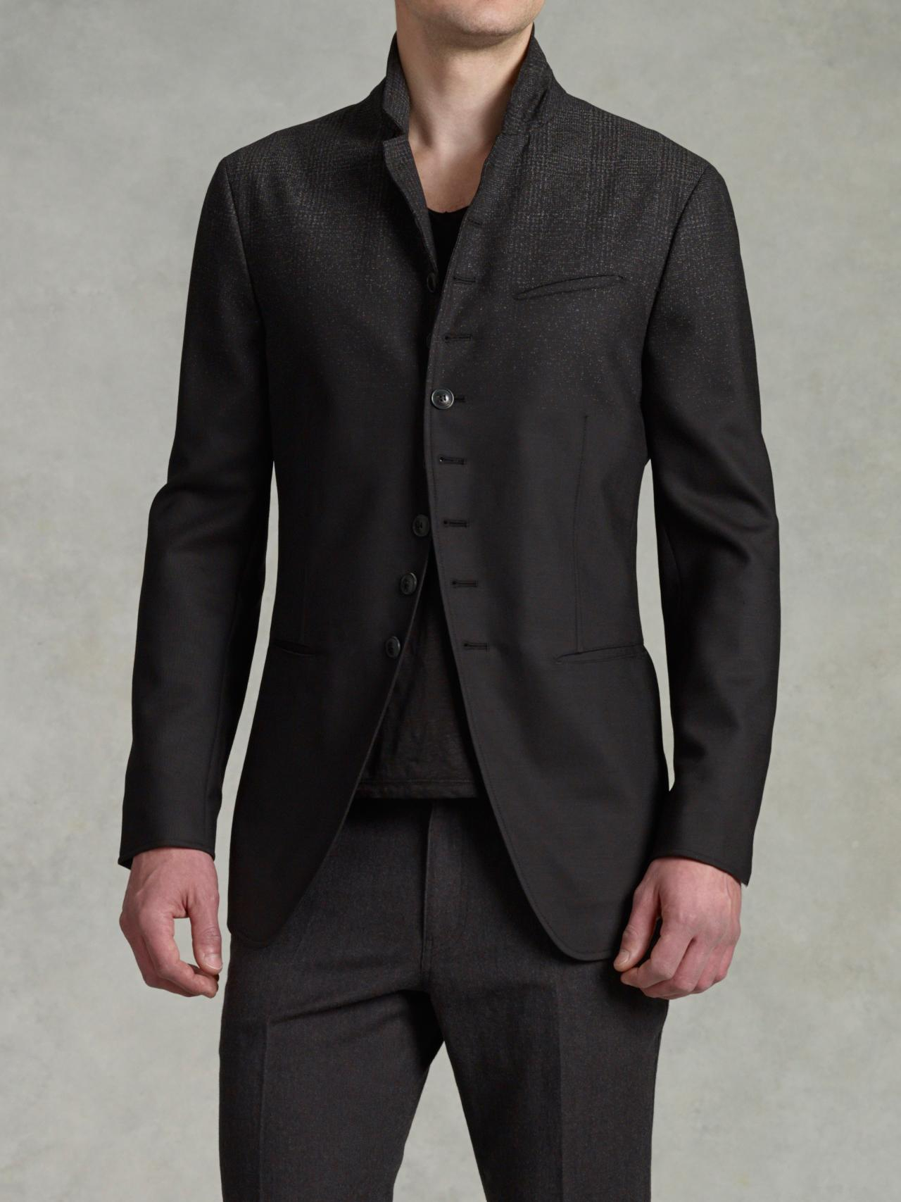 Lyst John Varvatos Multi Button Jacket  in Black for Men