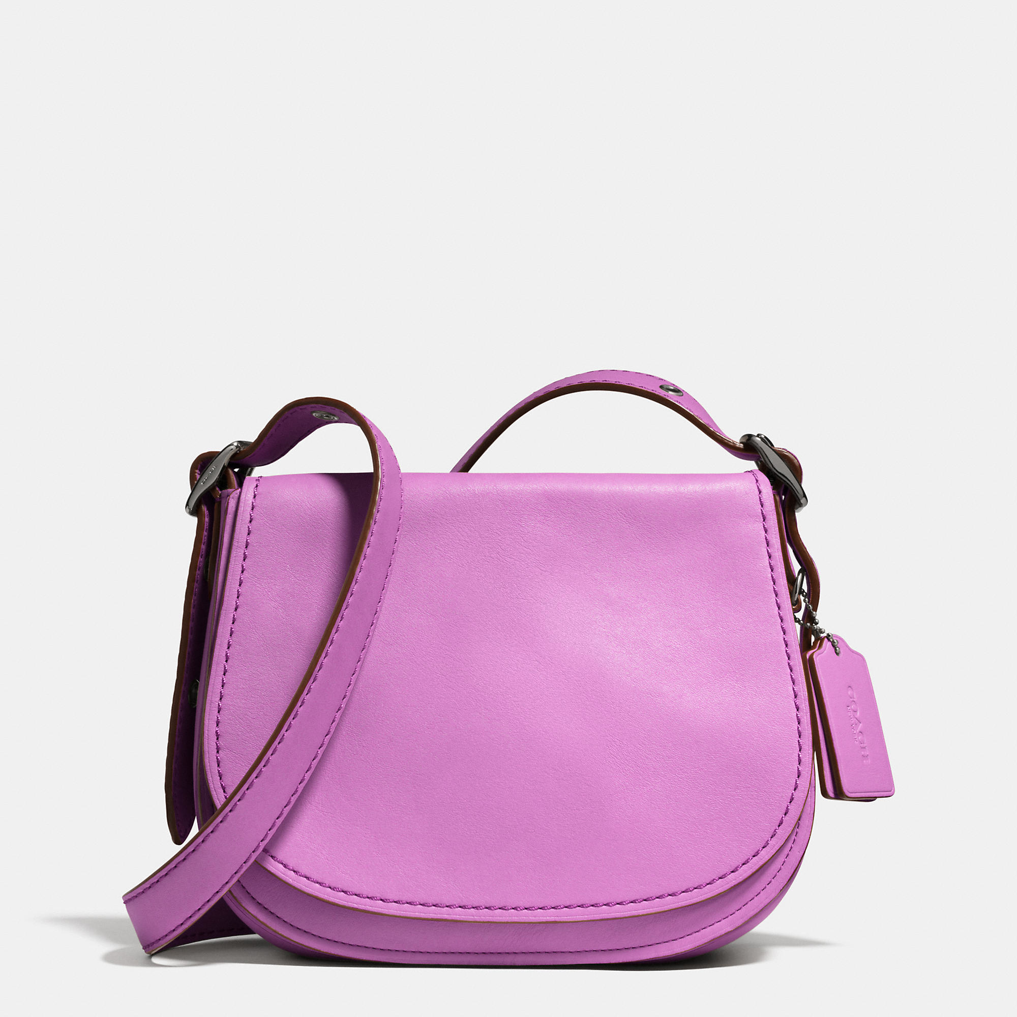 coach purple sling bag