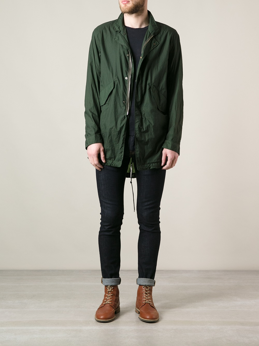 Lyst - C P Company Fishtail Parka in Green for Men