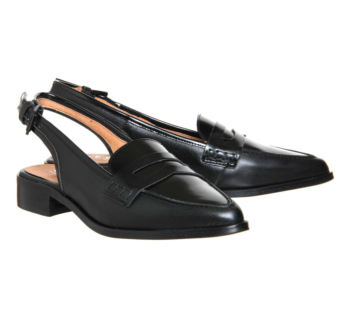 womens slingback loafers
