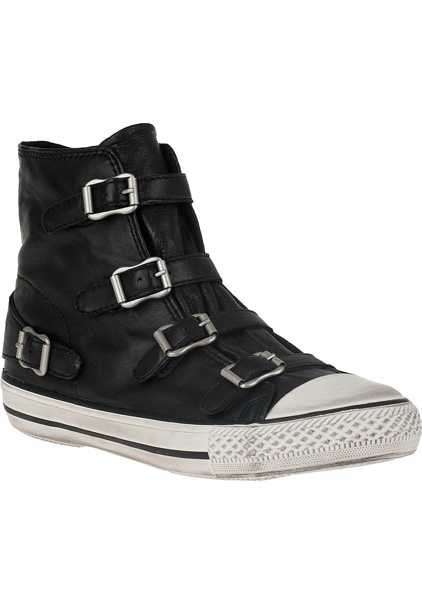 Ash Virgin Sneaker Black Leather in Black (Black Leather) | Lyst