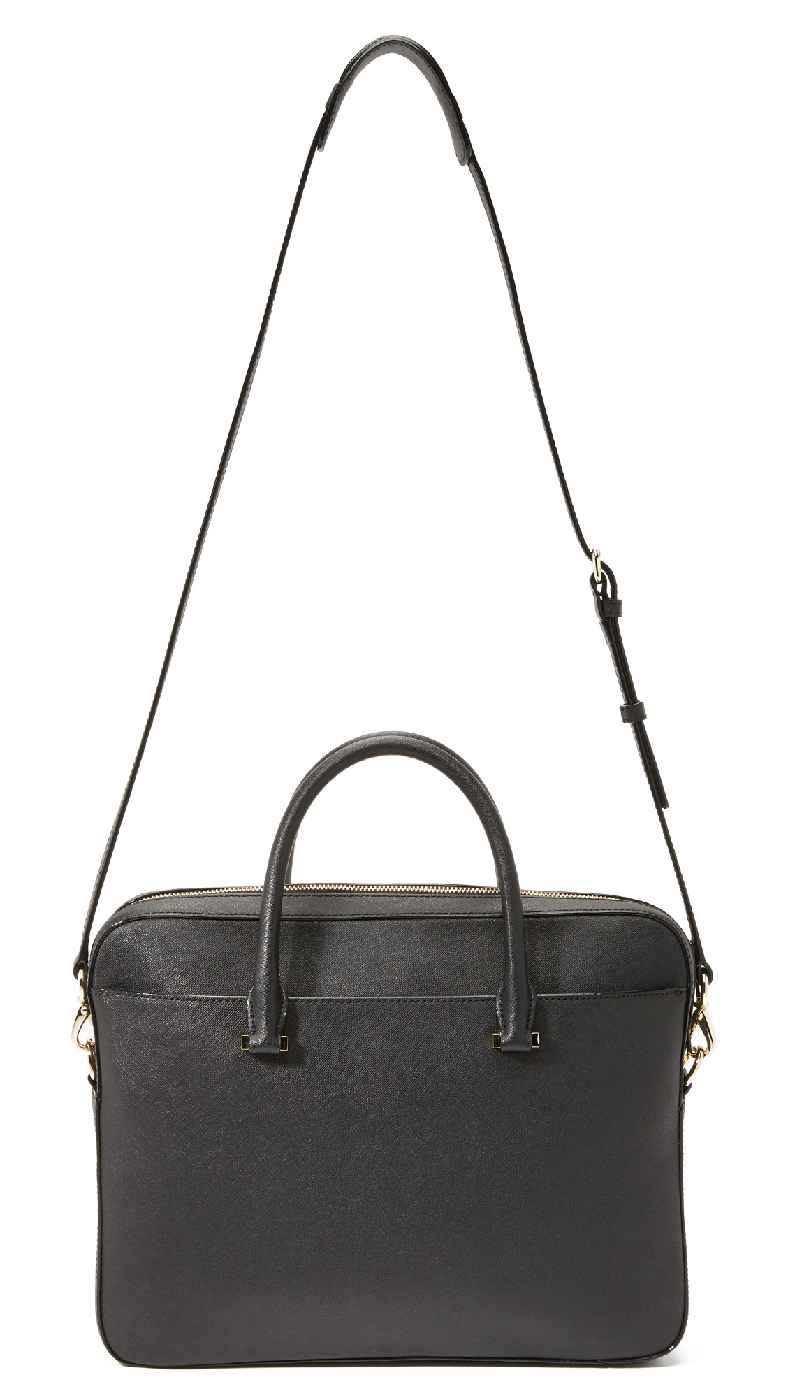 Kate Spade 13 Inch Saffiano Laptop Bag - Black in Black - Lyst