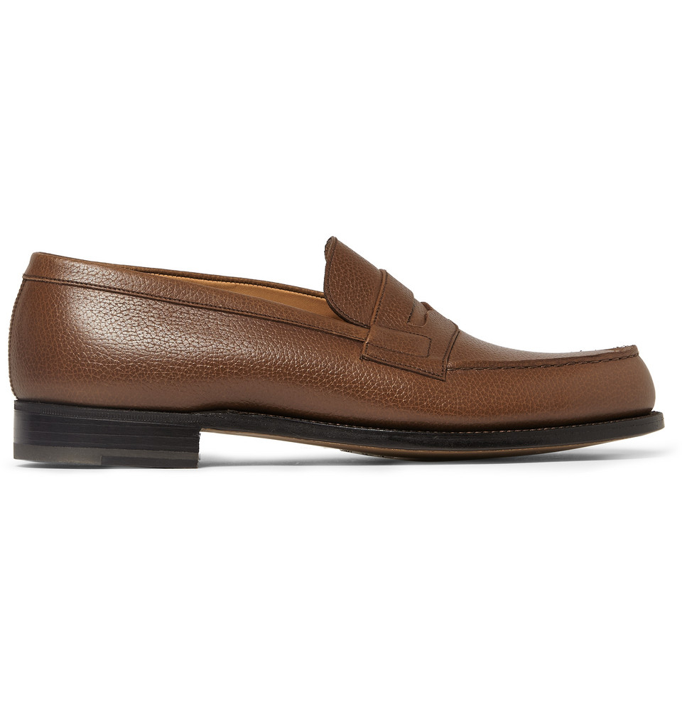 J.m. weston 180 The Mocassin Leather Loafers in Brown for Men | Lyst
