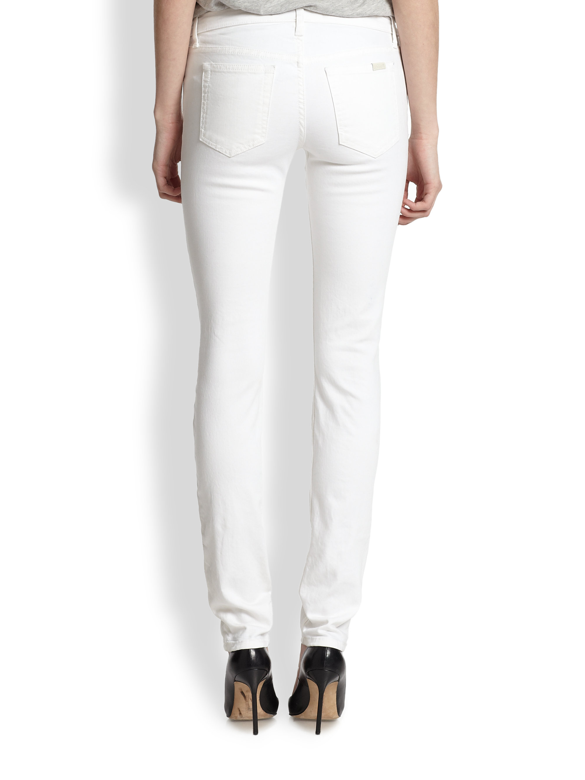 Joe's jeans Annie Stay Spotless Skinny Jeans in White Lyst