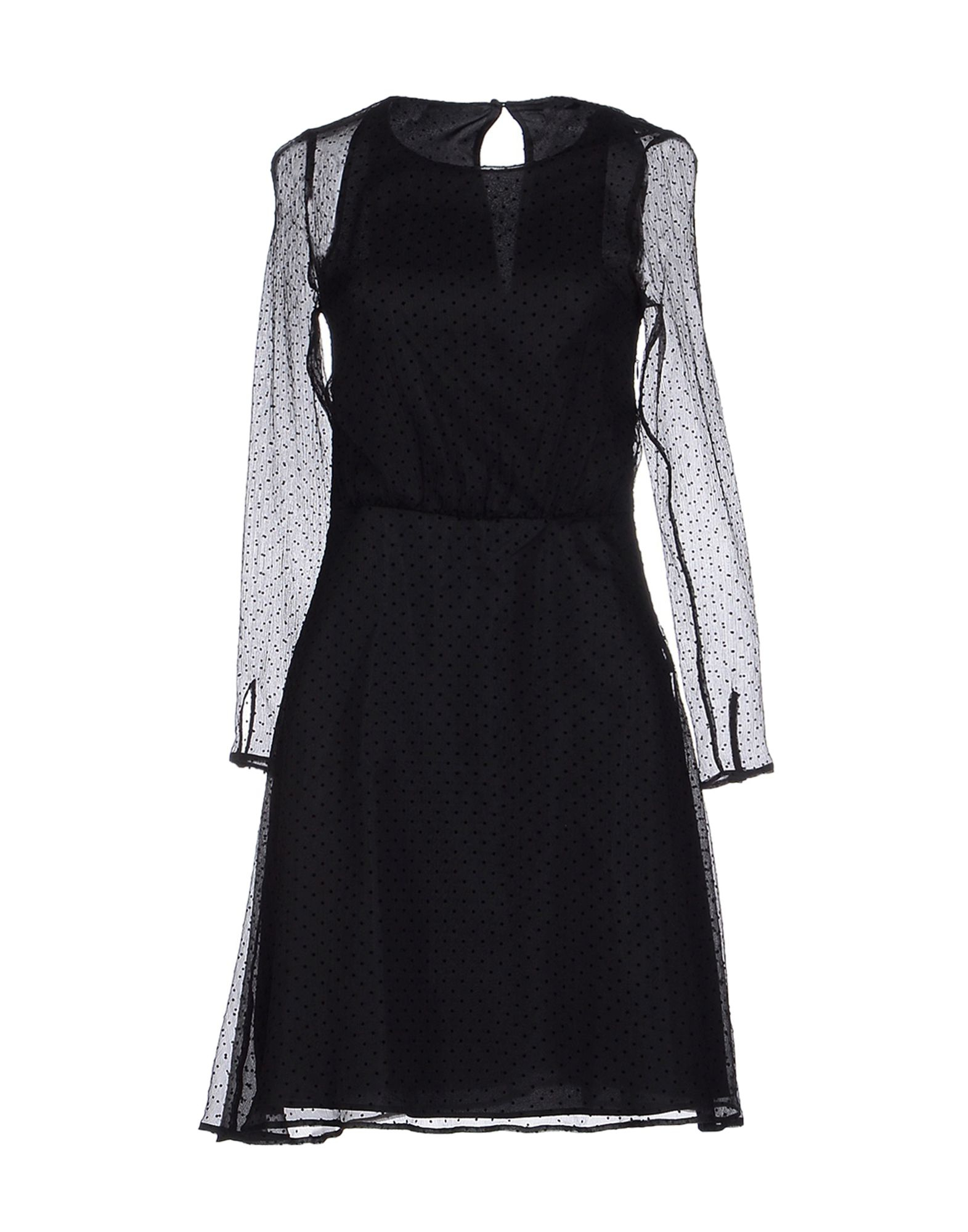 Lyst - Karl Lagerfeld Short Dress in Black