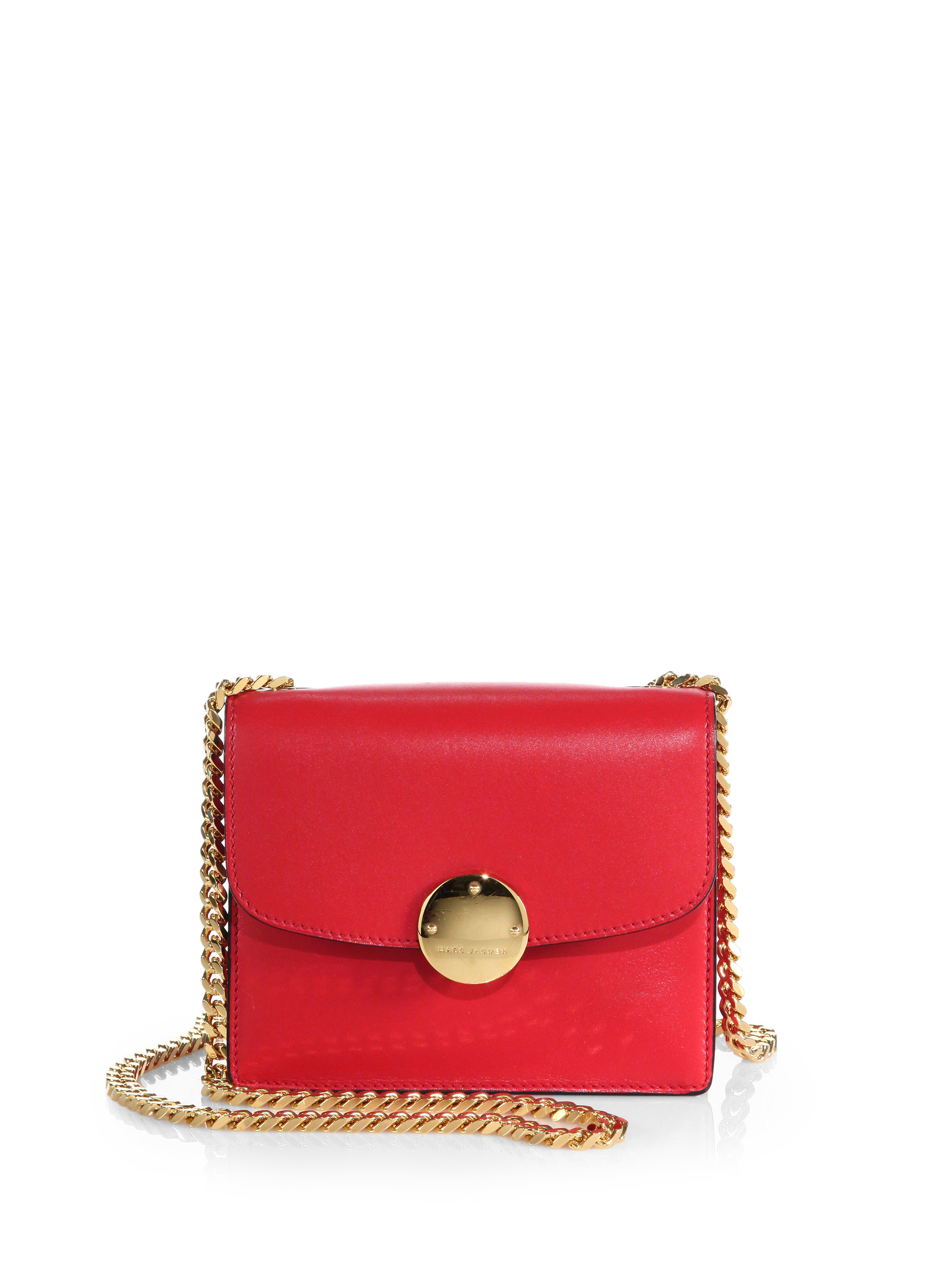 Lyst - Marc Jacobs Trouble Mini Leather Shoulder Bag in Red