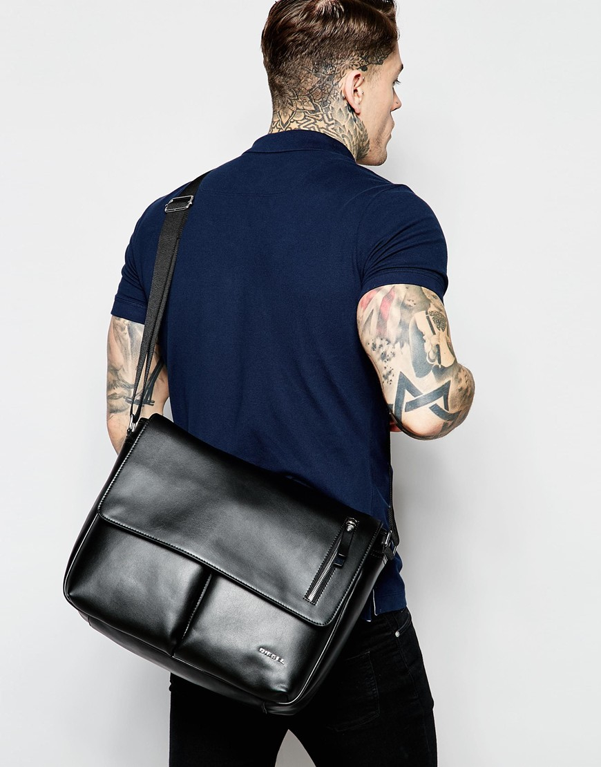 diesel mens messenger bag