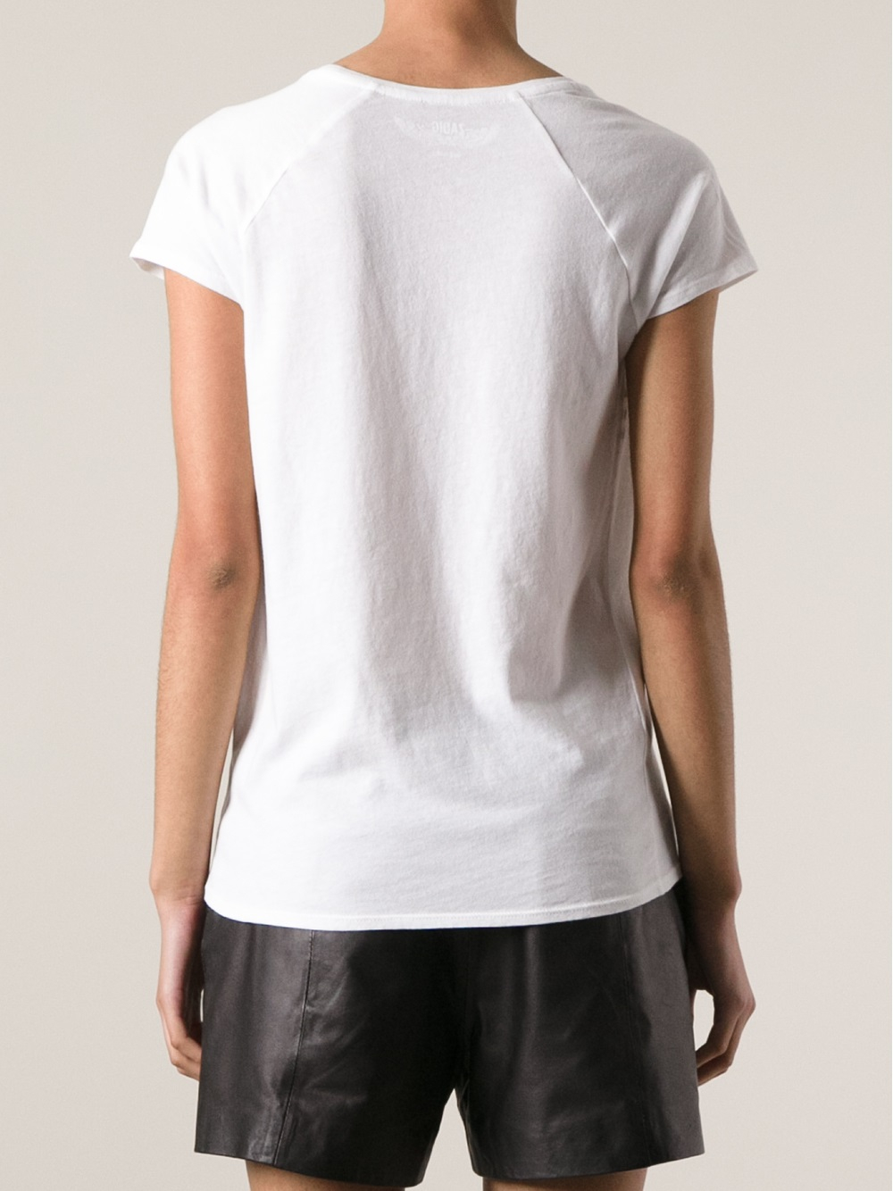 Lyst - Zadig & Voltaire Cowboy T-shirt in White