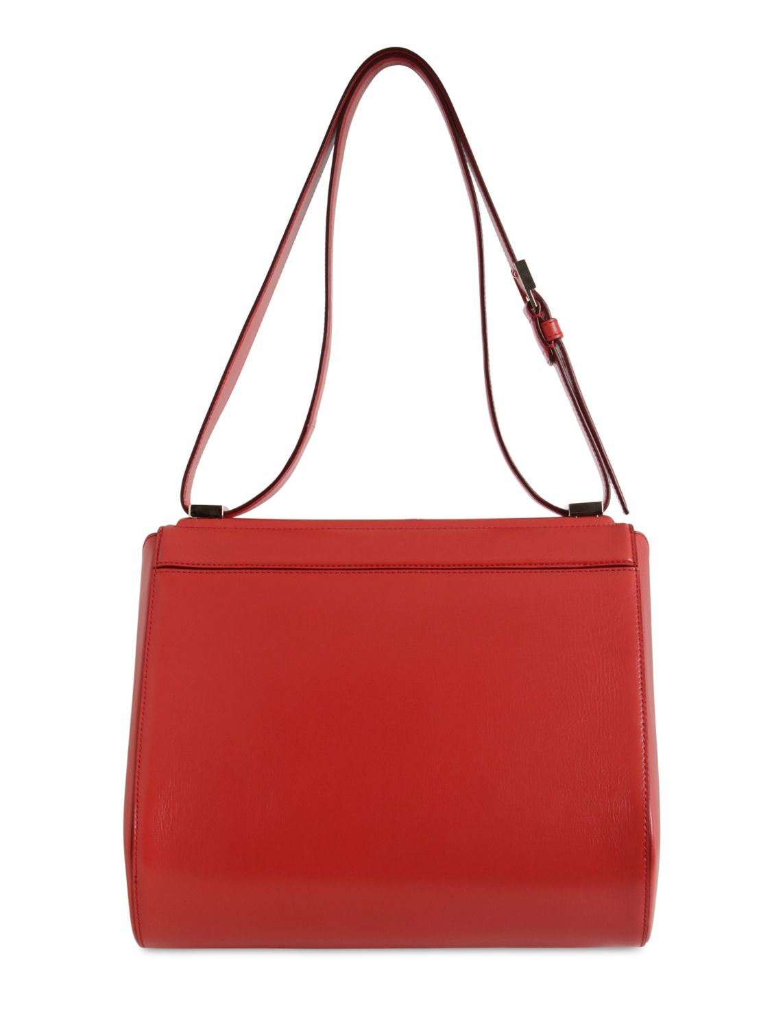 Lyst - Givenchy Pandora Box Textured Leather Bag in Red