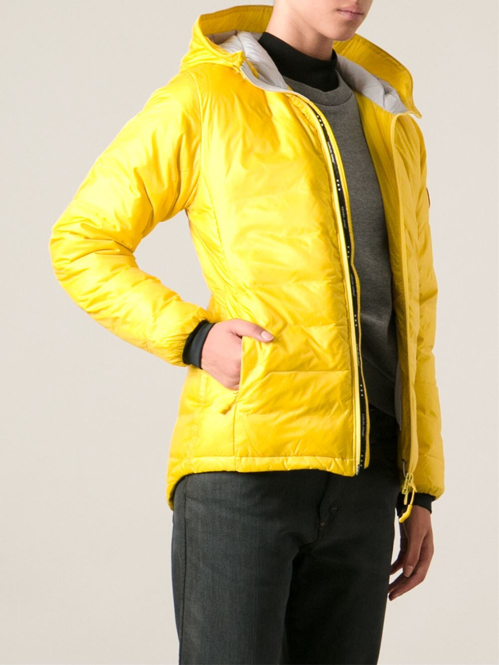 Canada Goose chateau parka sale discounts - Canada goose 'camp Hoody' Padded Coat in Yellow (yellow & orange ...