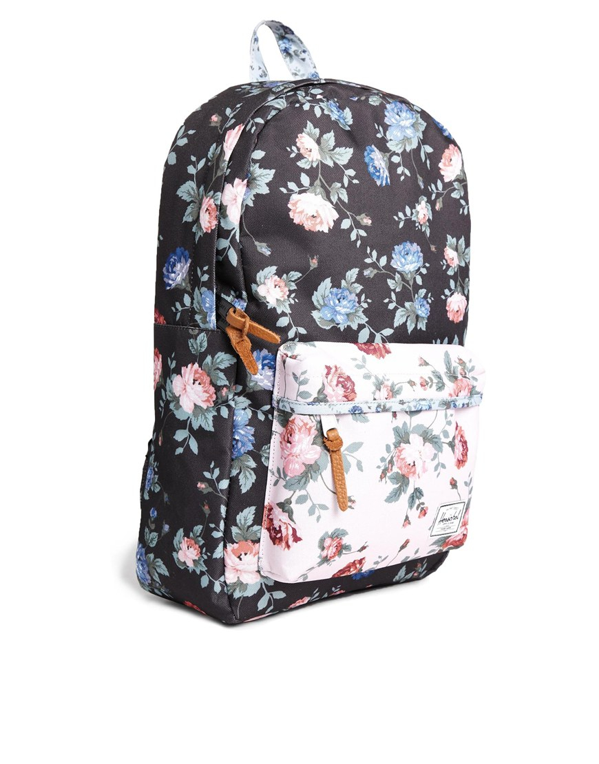 Lyst - Herschel Supply Co. Heritage Mid Backpack in Floral Print