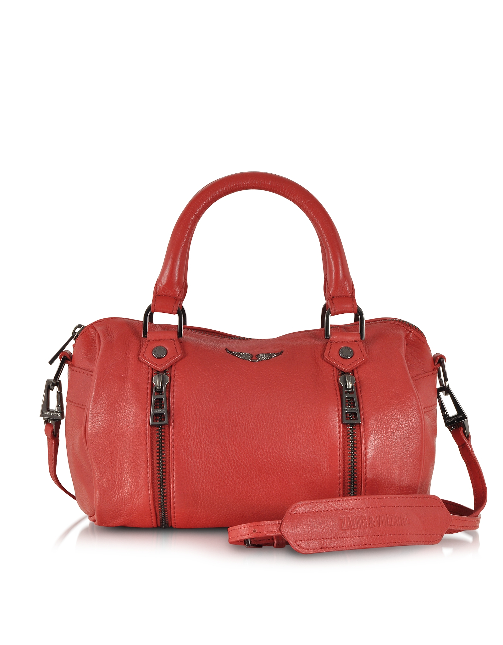 red zadig and voltaire bag