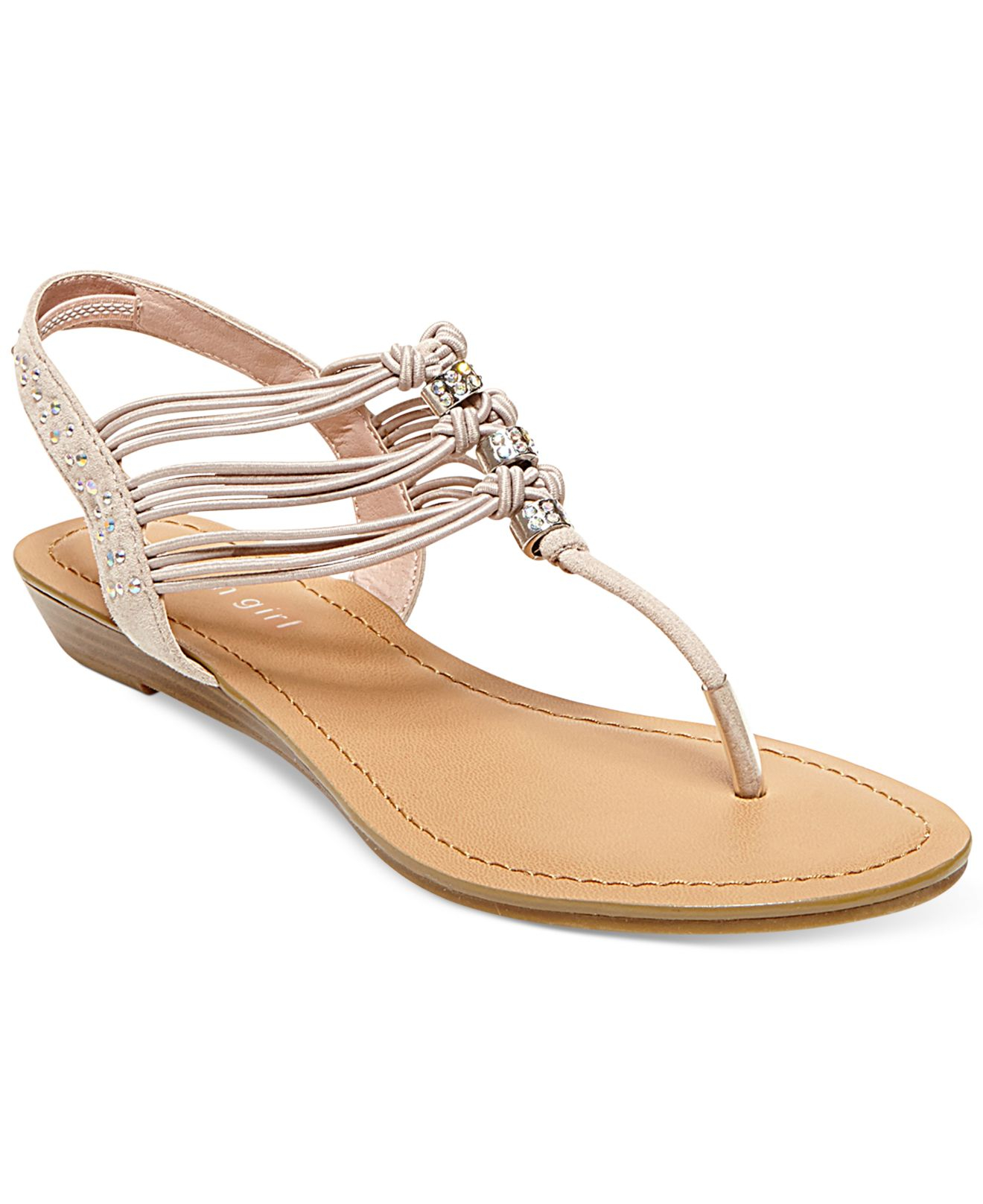 thin t strap flat sandals