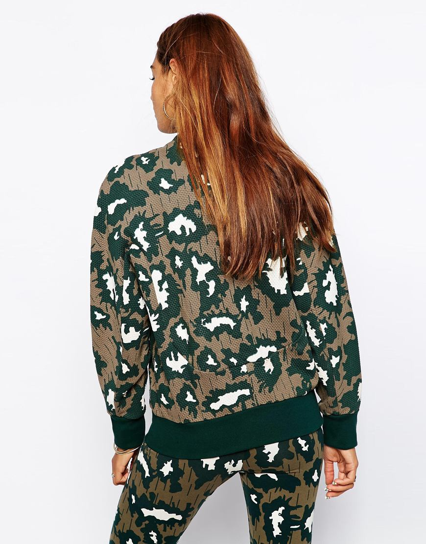 camo adidas jacket womens