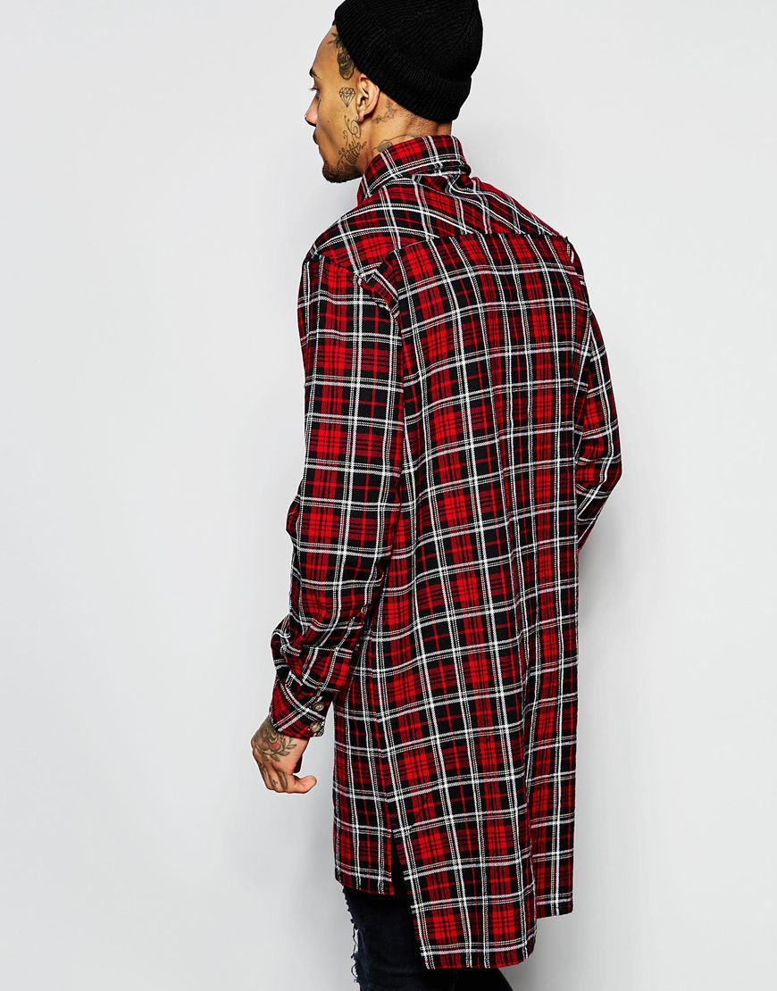 longline checked shirts