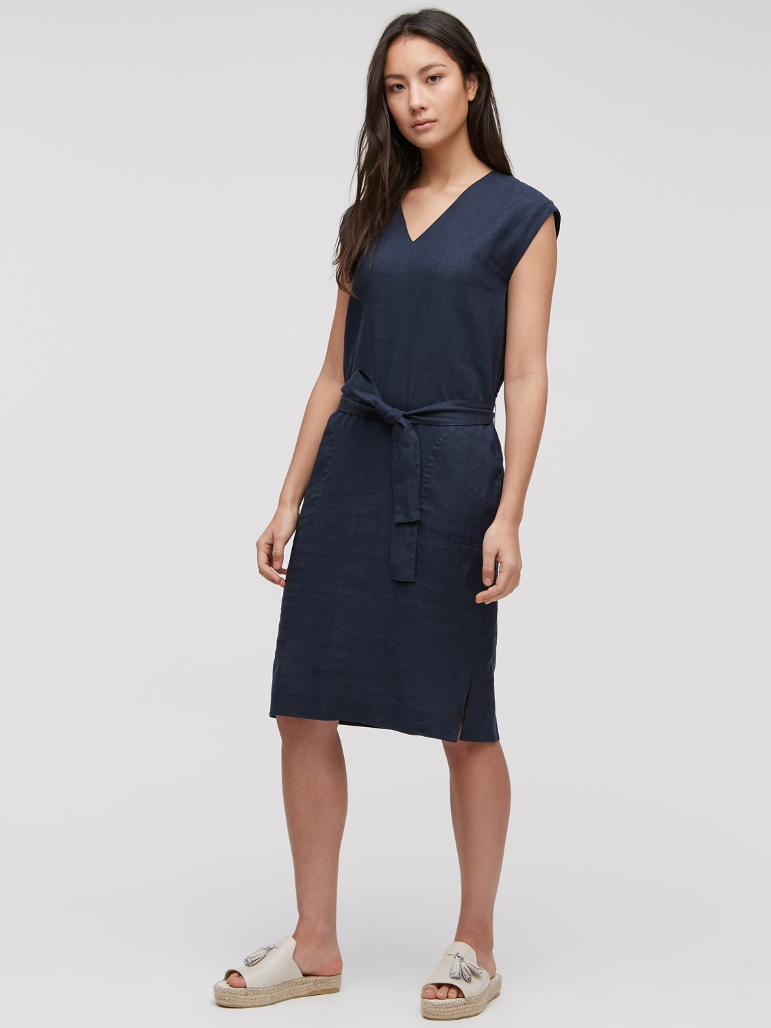 jigsaw linen dress