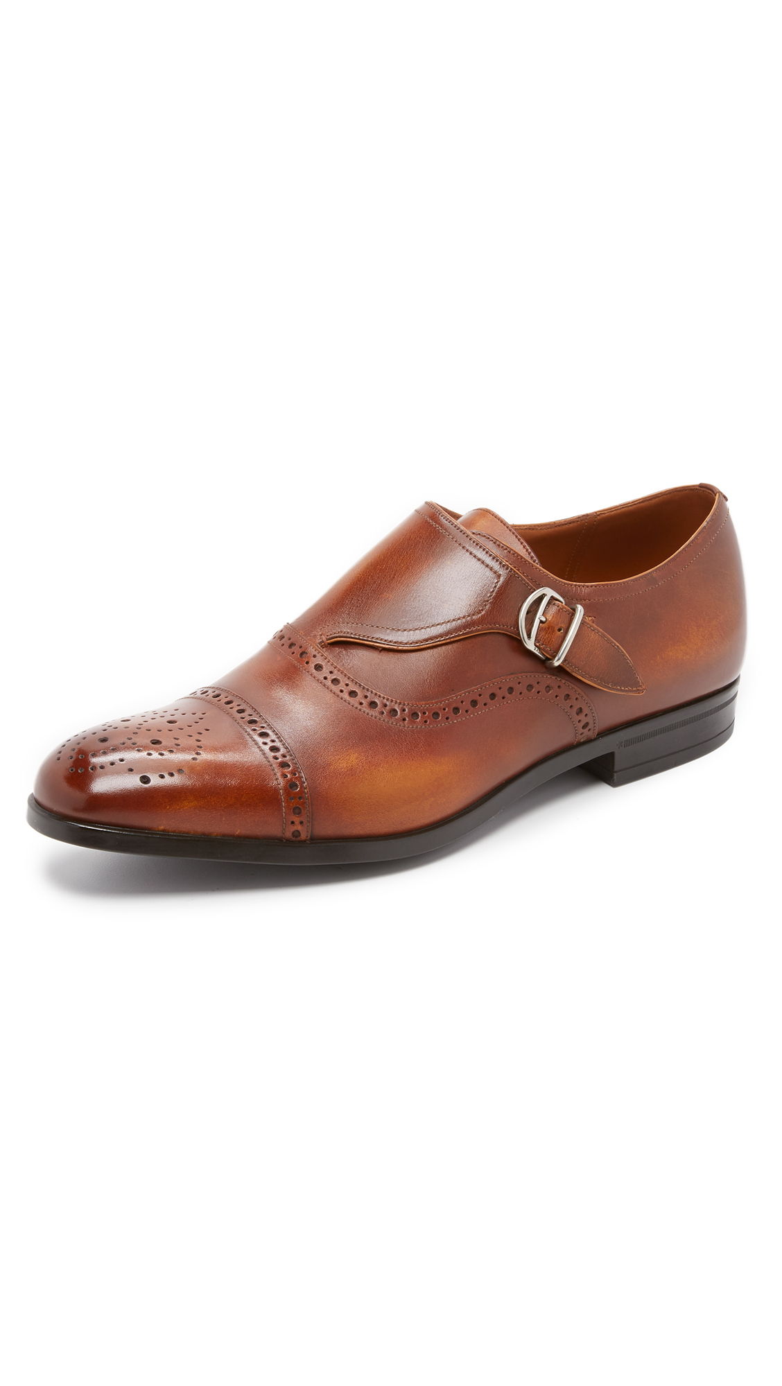 Lyst - Bally Lanor Monkstrap Shoes in Brown for Men