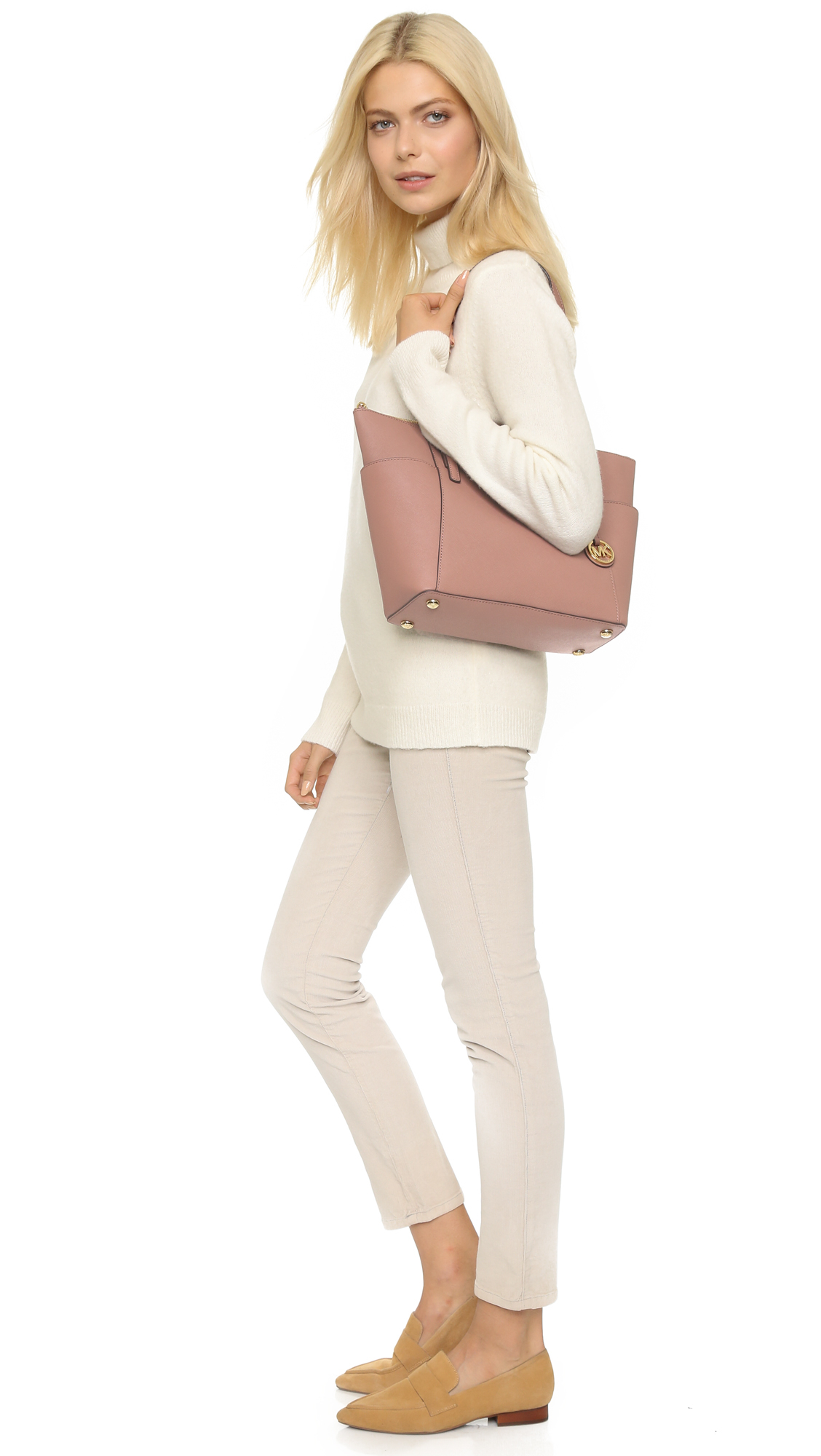 michael kors jet set ew tz tote