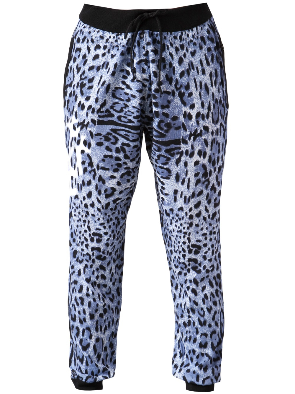 leopard print joggers mens