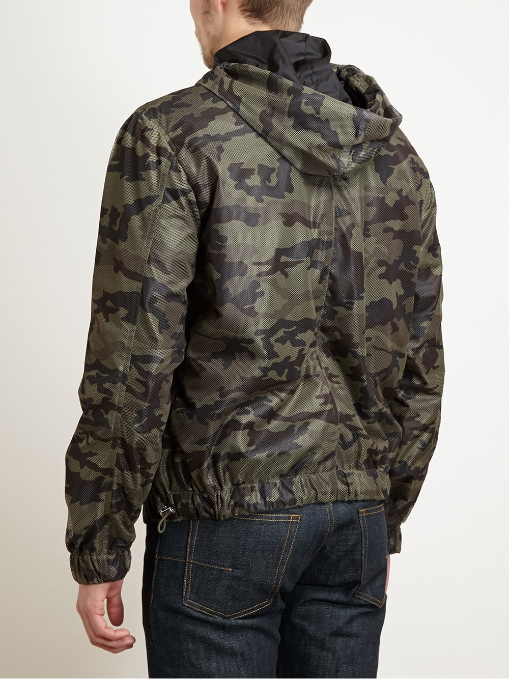 Givenchy Camouflage Mesh Jacket in Green for Men | Lyst