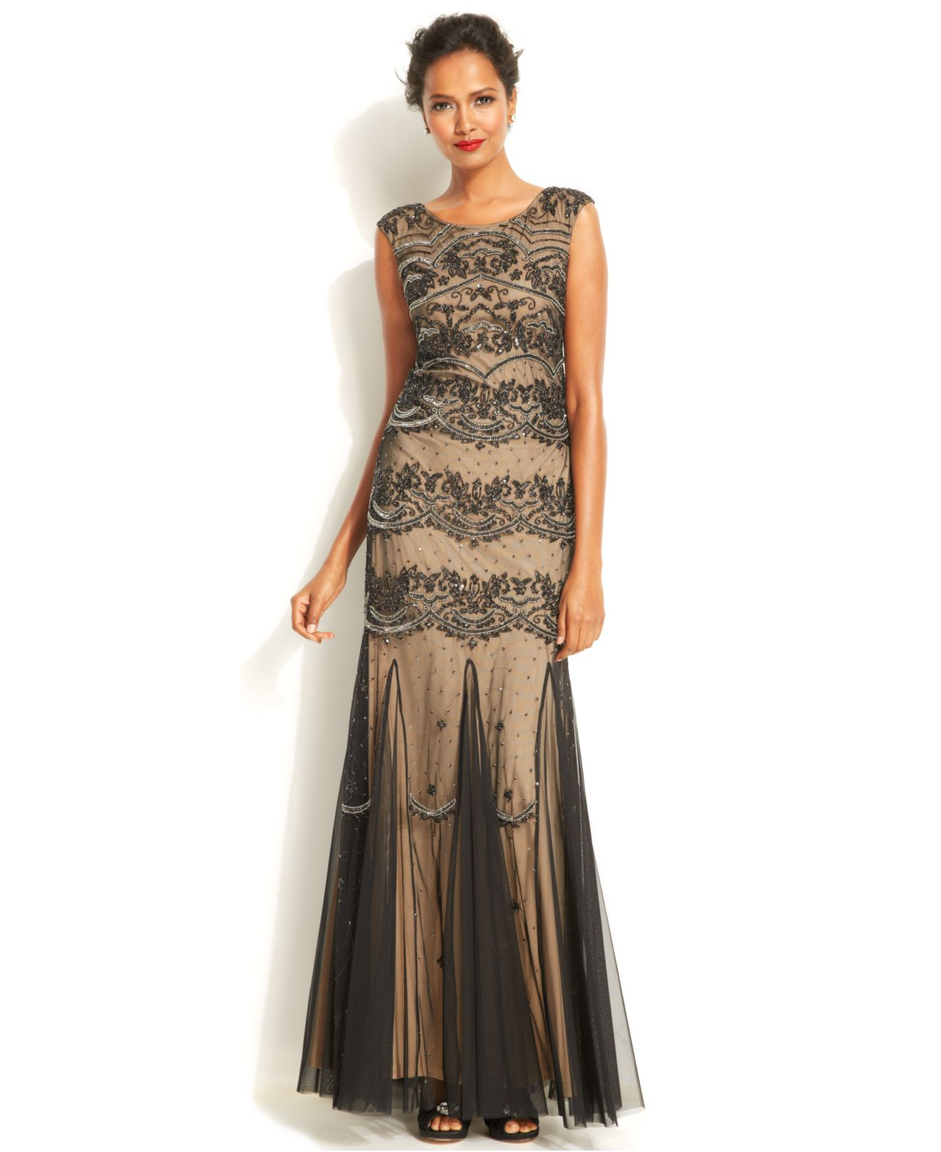 embellished mermaid gown