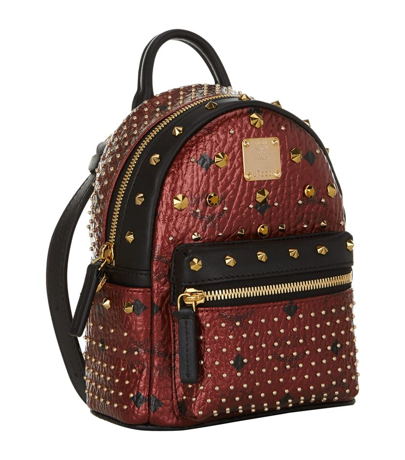 Mcm Bebe Boo Backpack in Red | Lyst