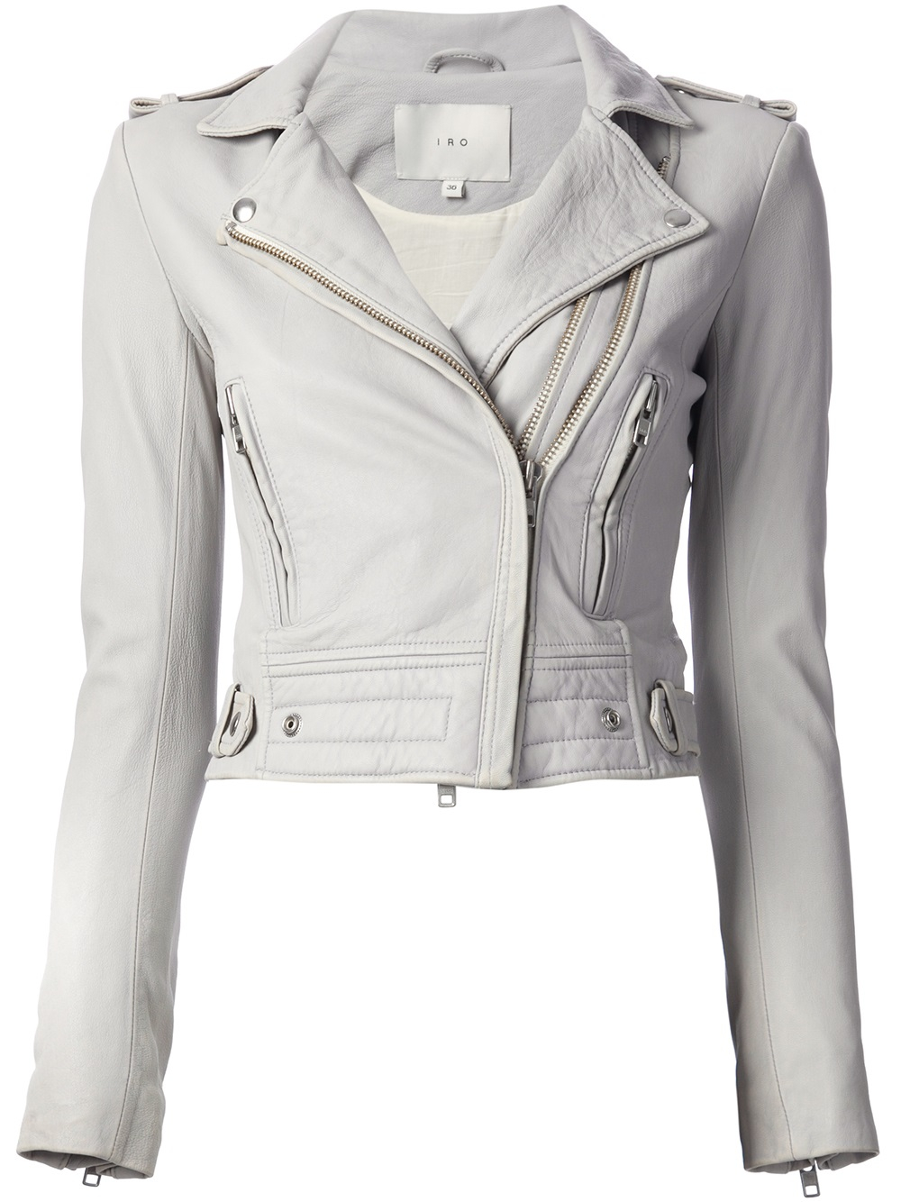 Iro Luiga Jacket In Gray Lyst Gallery