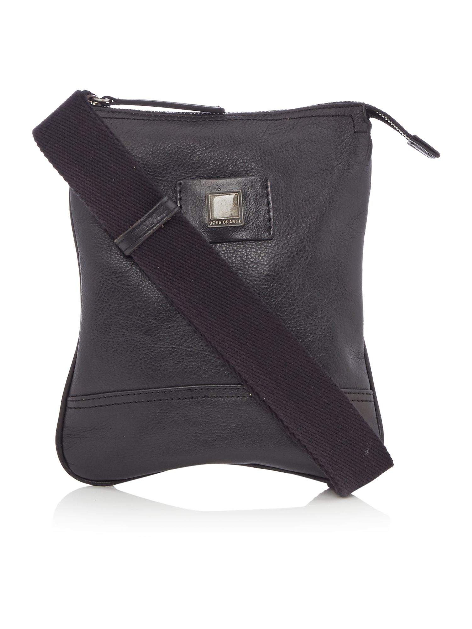 Black Leather Small Cross Body Bag