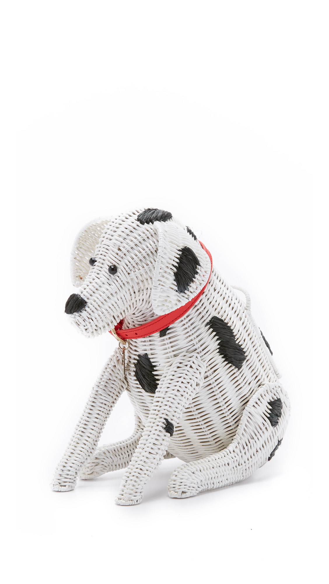 Lyst Kate Spade New York Wicker Dalmatian Bag in Black