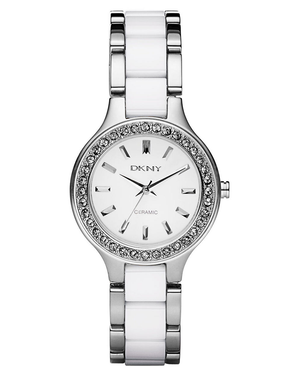 Dkny Ny8139 Chambers Ceramic Watch - For Women in White | Lyst