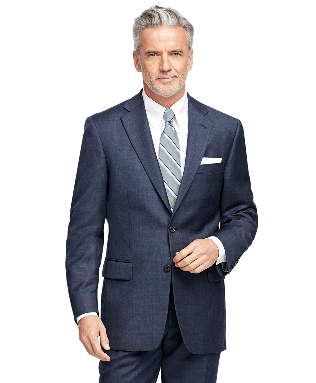 Brooks brothers Madison Fit Windowpane 1818 Suit in Blue for Men | Lyst