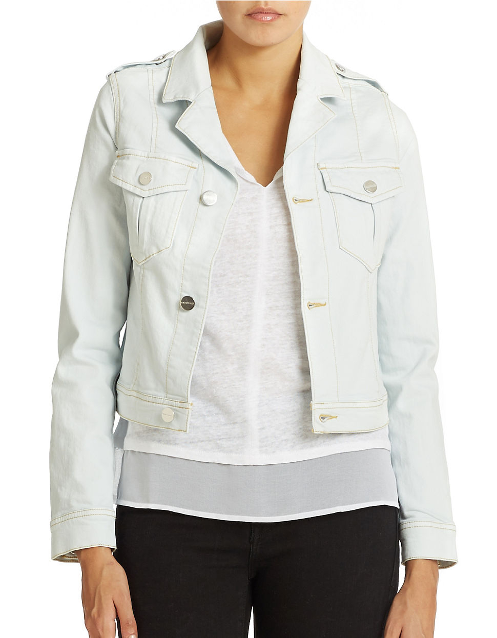 Sanctuary Denim Jean Jacket in White Lyst