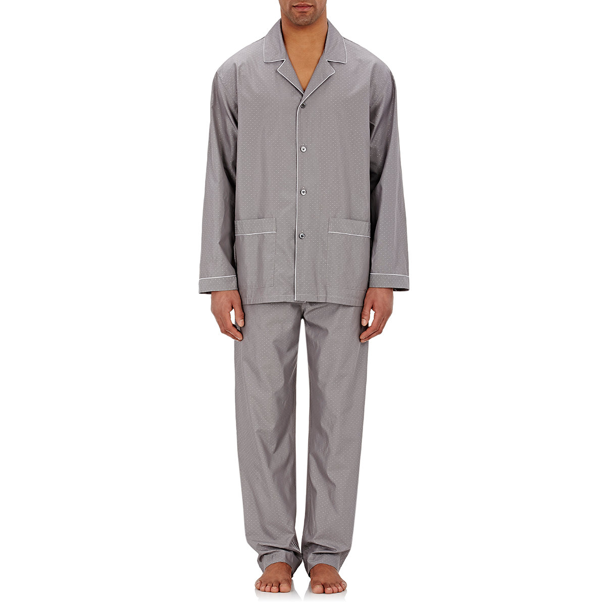 Lyst - Zimmerli Dotted Pajamas in Gray for Men