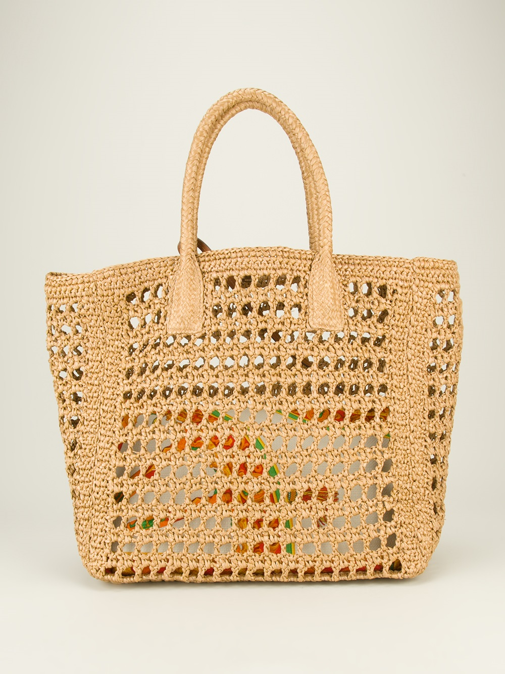 Dolce & Gabbana Woven Raffia Tote in Natural - Lyst