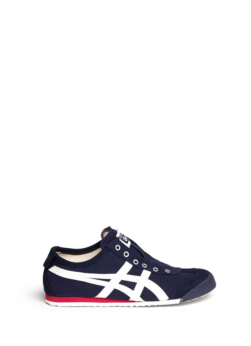 laceless canvas trainers