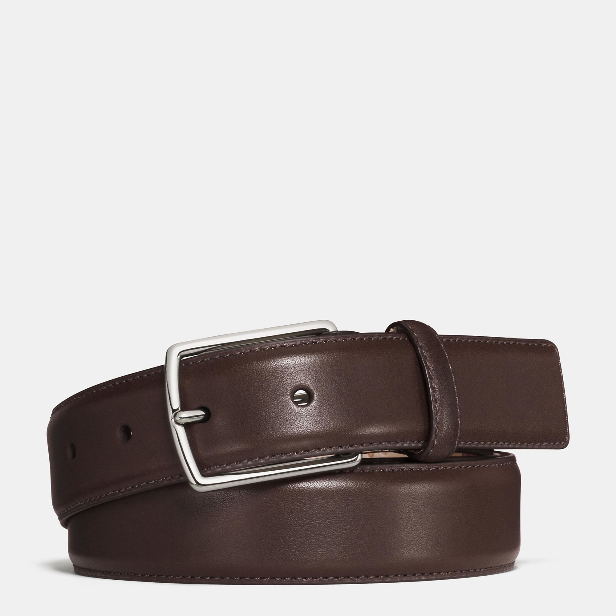 Coach Modern Harness Smooth Leather Belt in Brown for Men | Lyst
