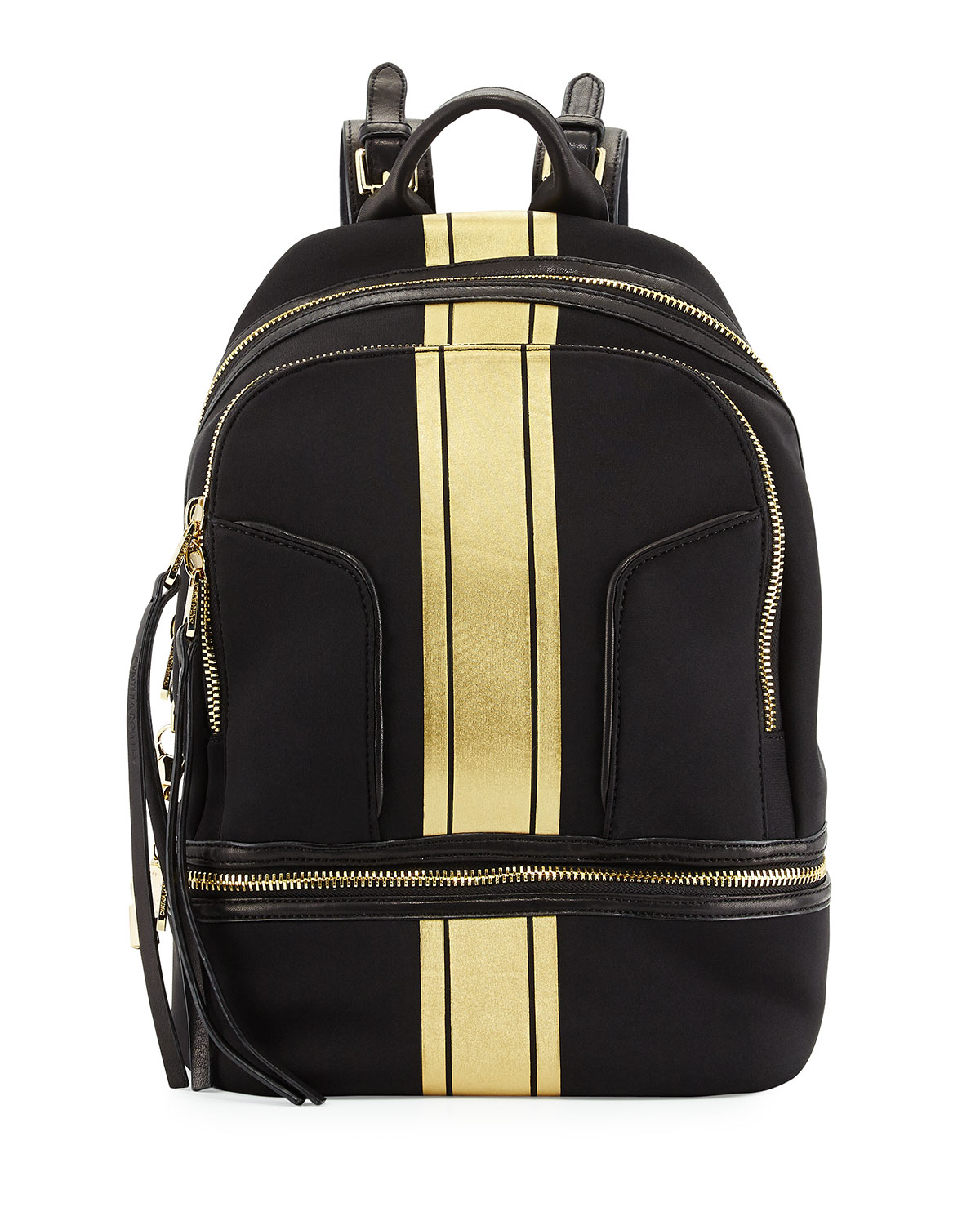 Cynthia rowley Scuba & Leather Brody Backpack in Black | Lyst