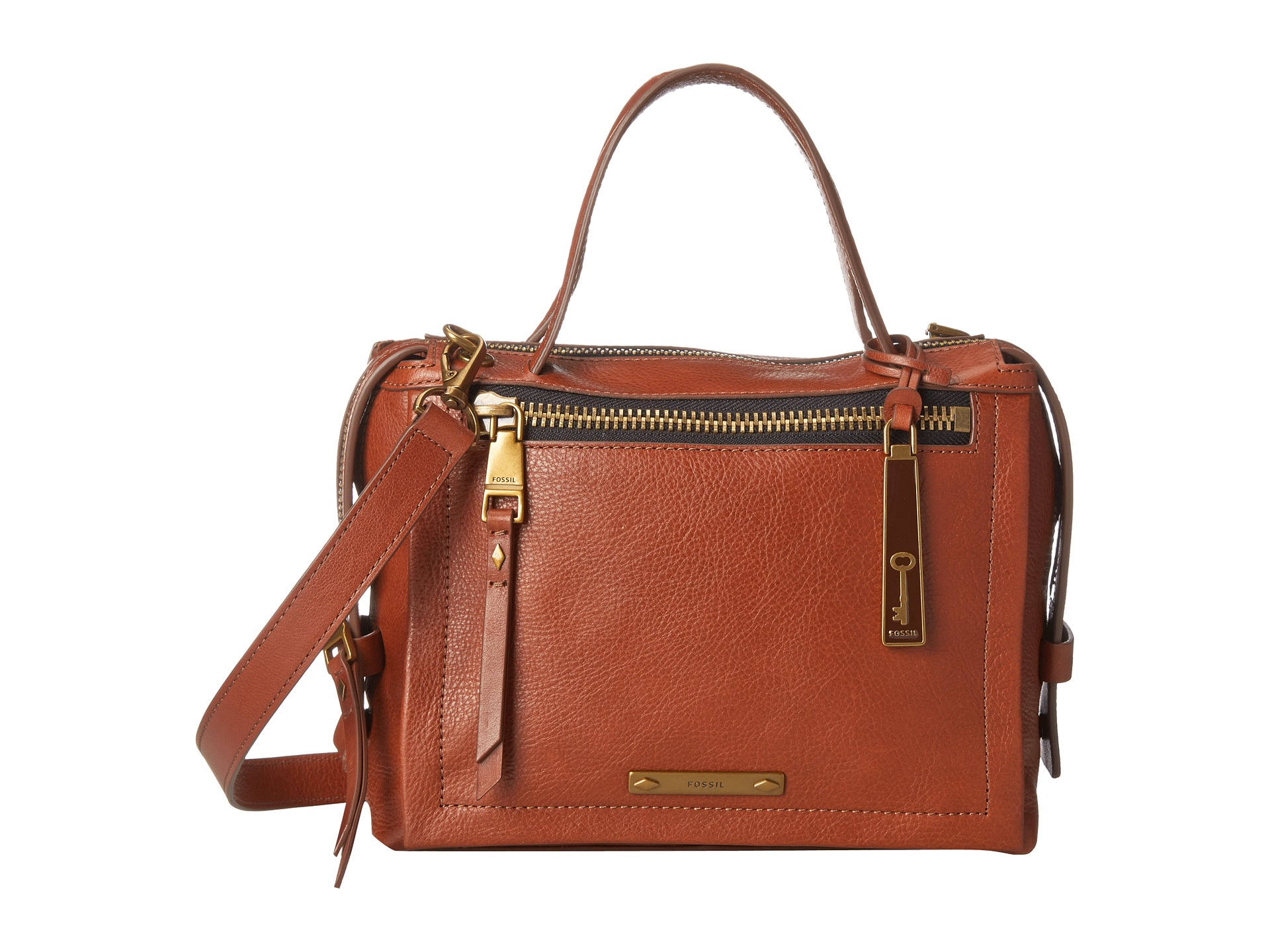 fossil bella satchel