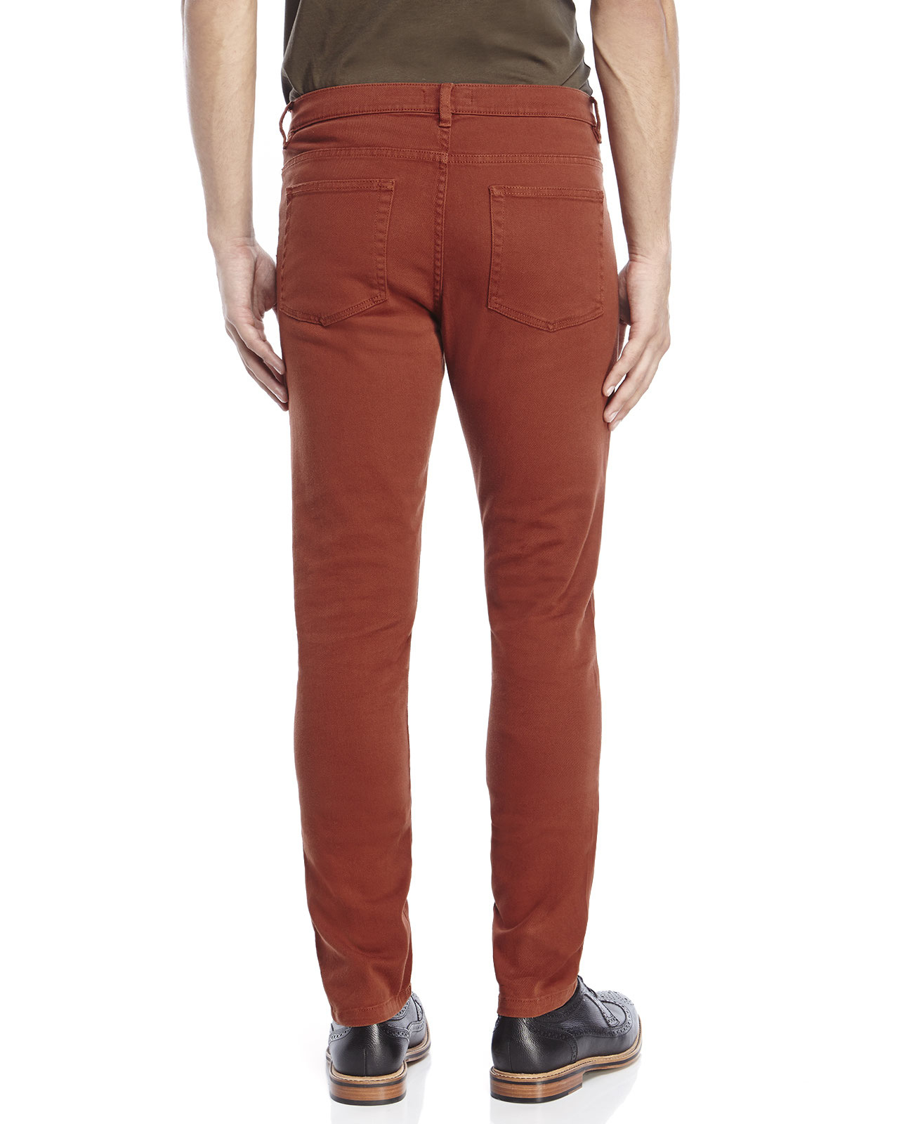 The kooples Burnt Orange Fit Jeans in Orange for Men | Lyst