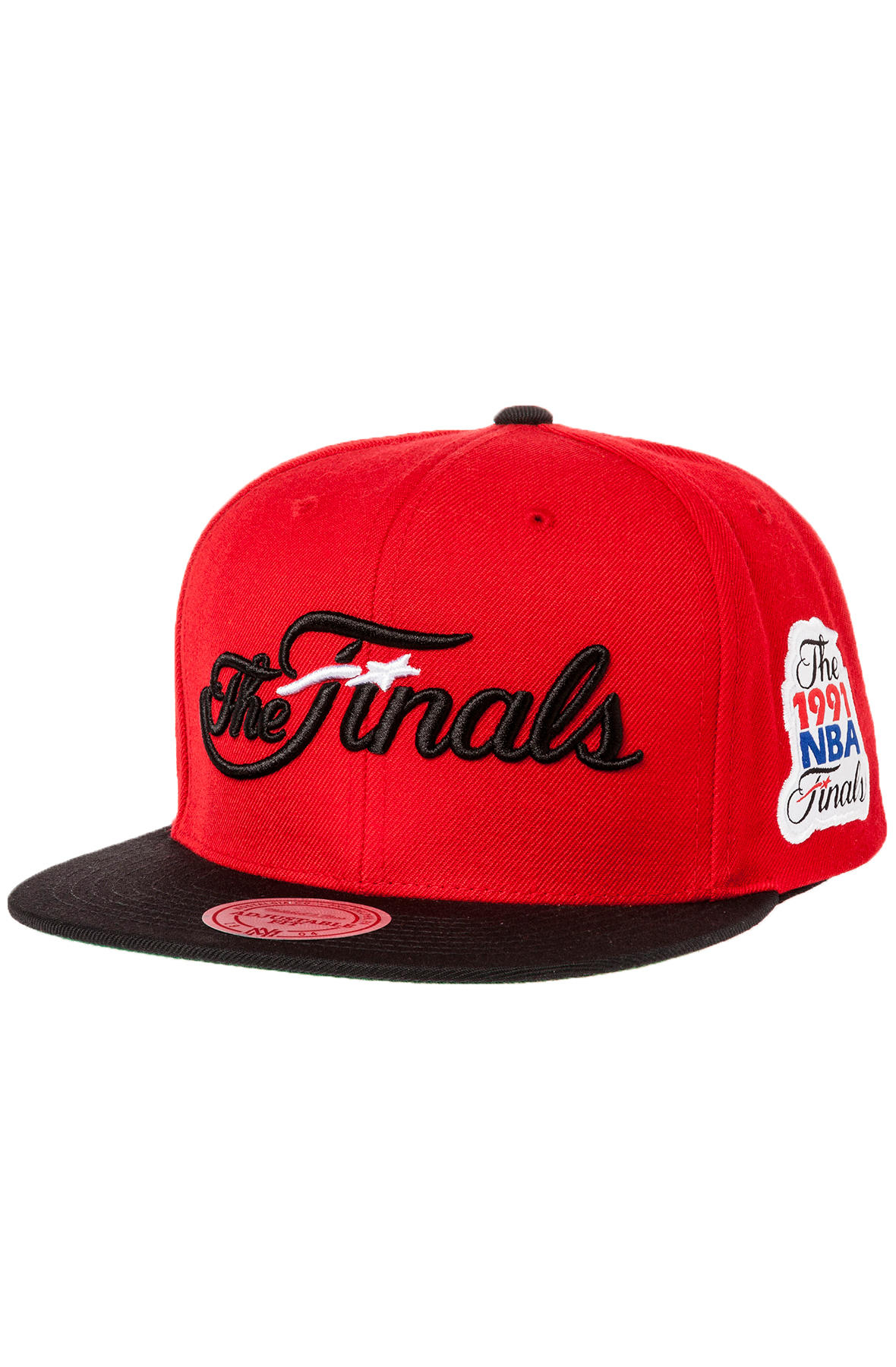 Mitchell & Ness The Chicago Bulls Finals Snapback in Red for Men | Lyst