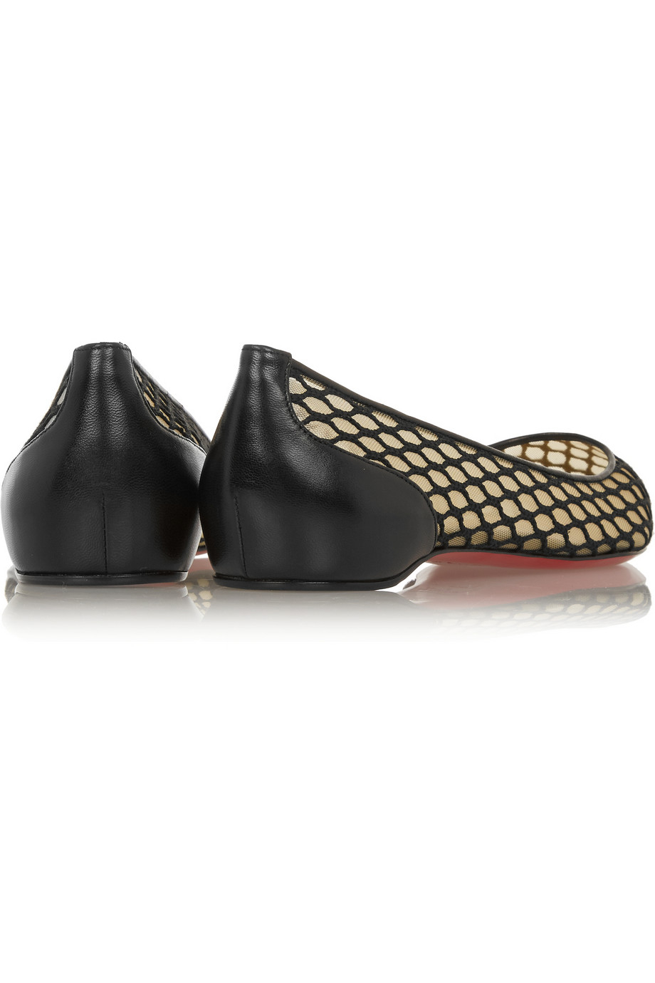 red spiked shoes - Artesur ? christian louboutin pointed-toe pumps Black mesh leather ...