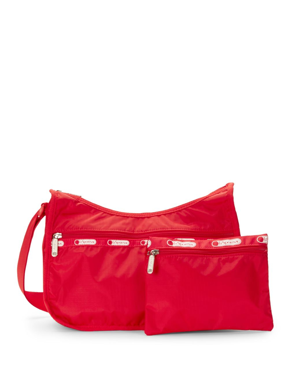 Lyst Lesportsac Classic Nylon Hobo Handbag In Red Gallery