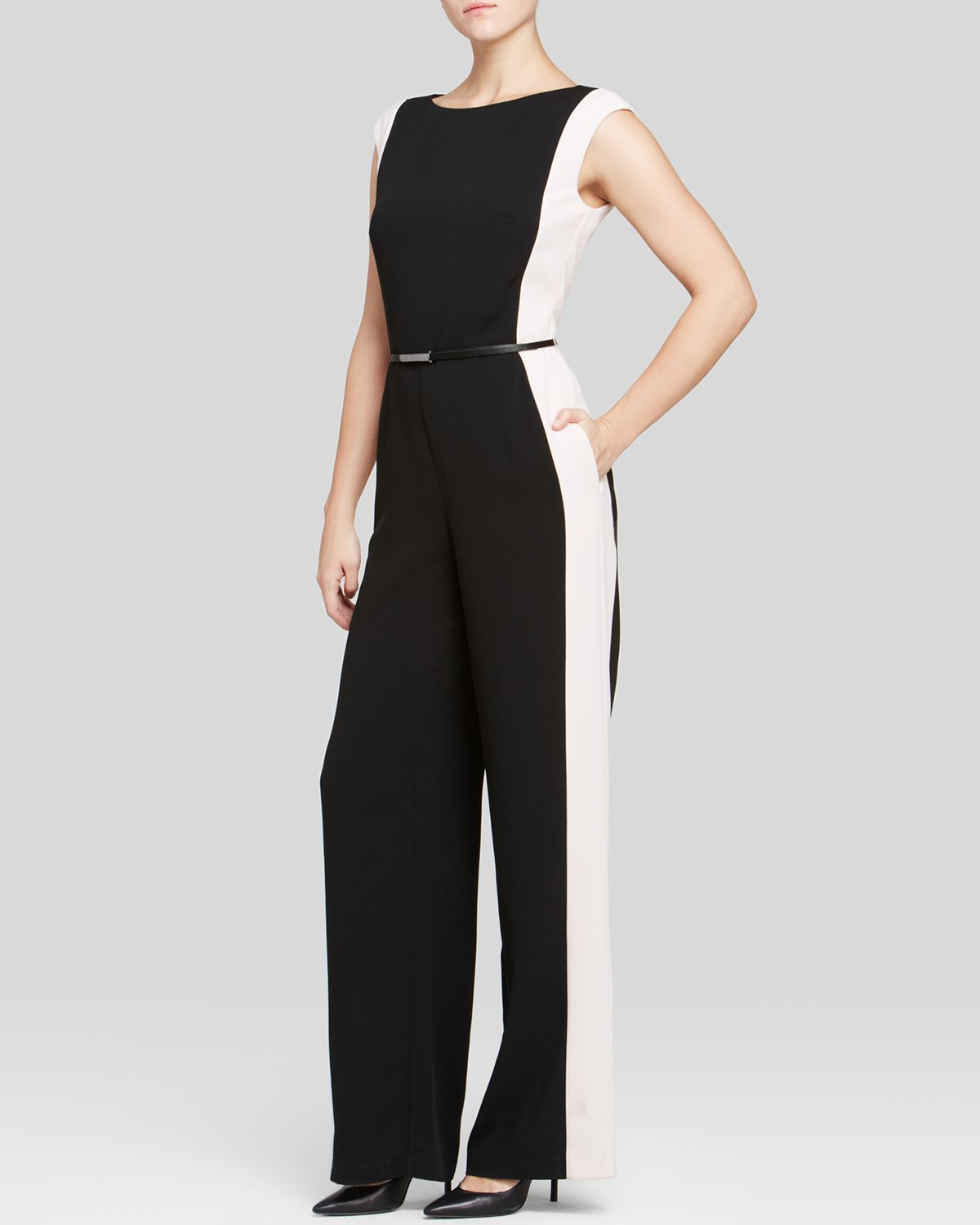 color block jumpsuit