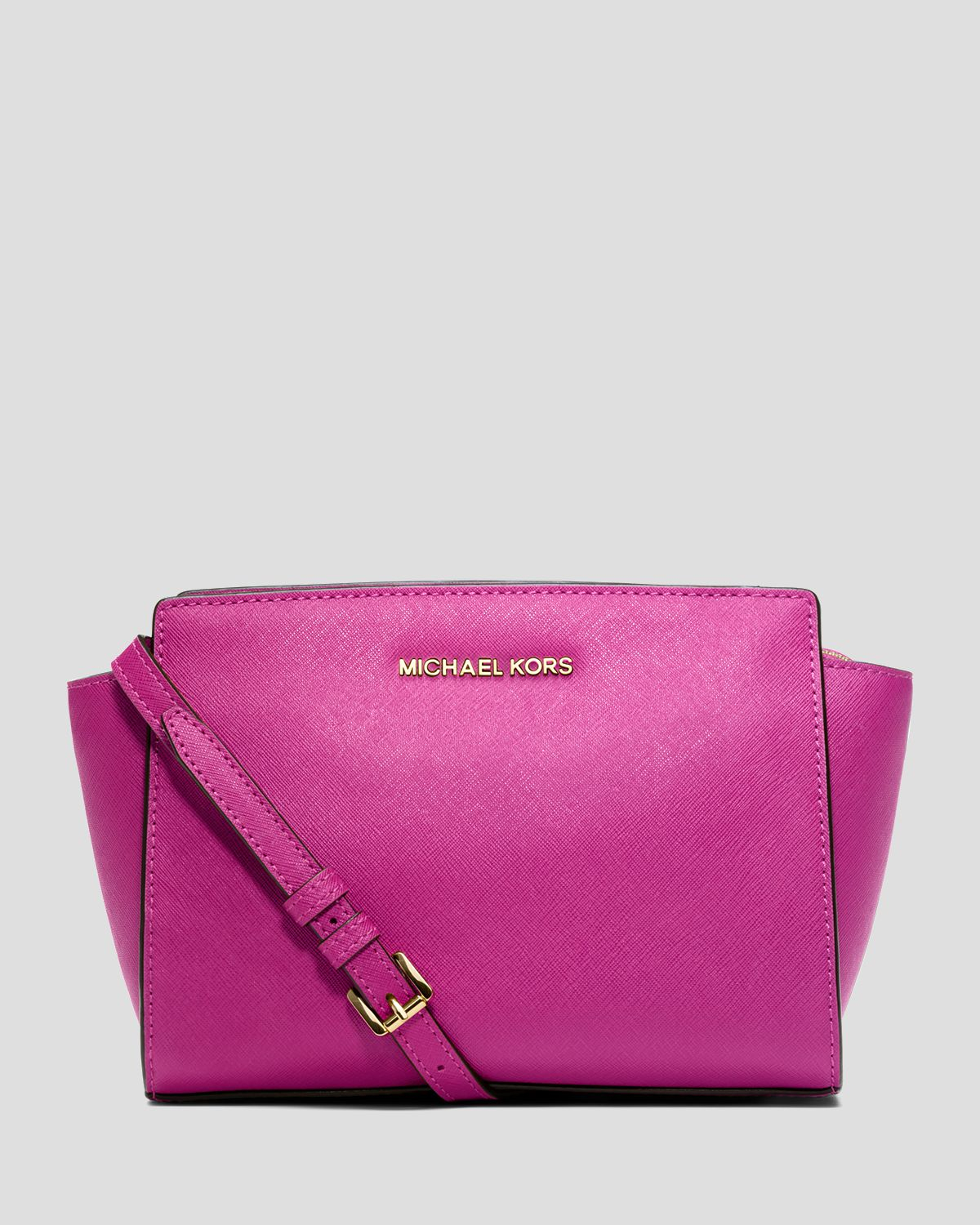 Michael Michael Kors Crossbody Selma Medium Messenger in Pink ...