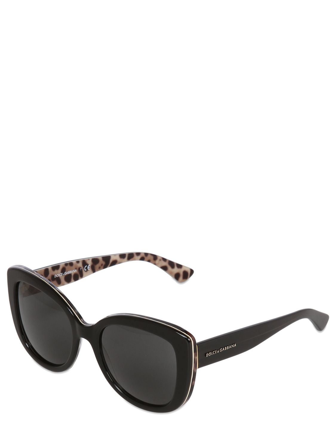 Lyst - Dolce & gabbana Butterfly Shaped Acetate Sunglasses in Black