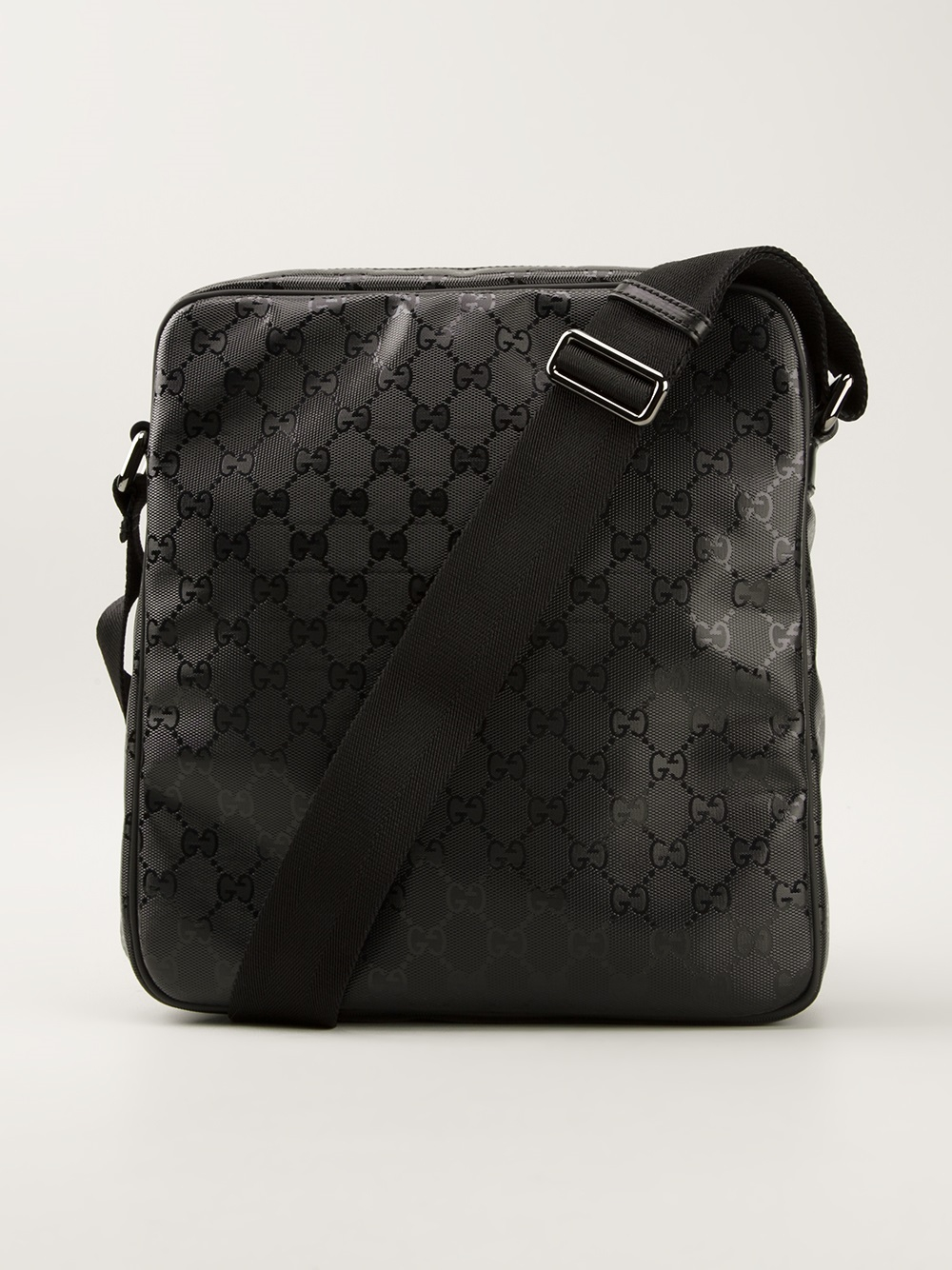 Lyst - Gucci Monogram Shoulder Bag in Black for Men