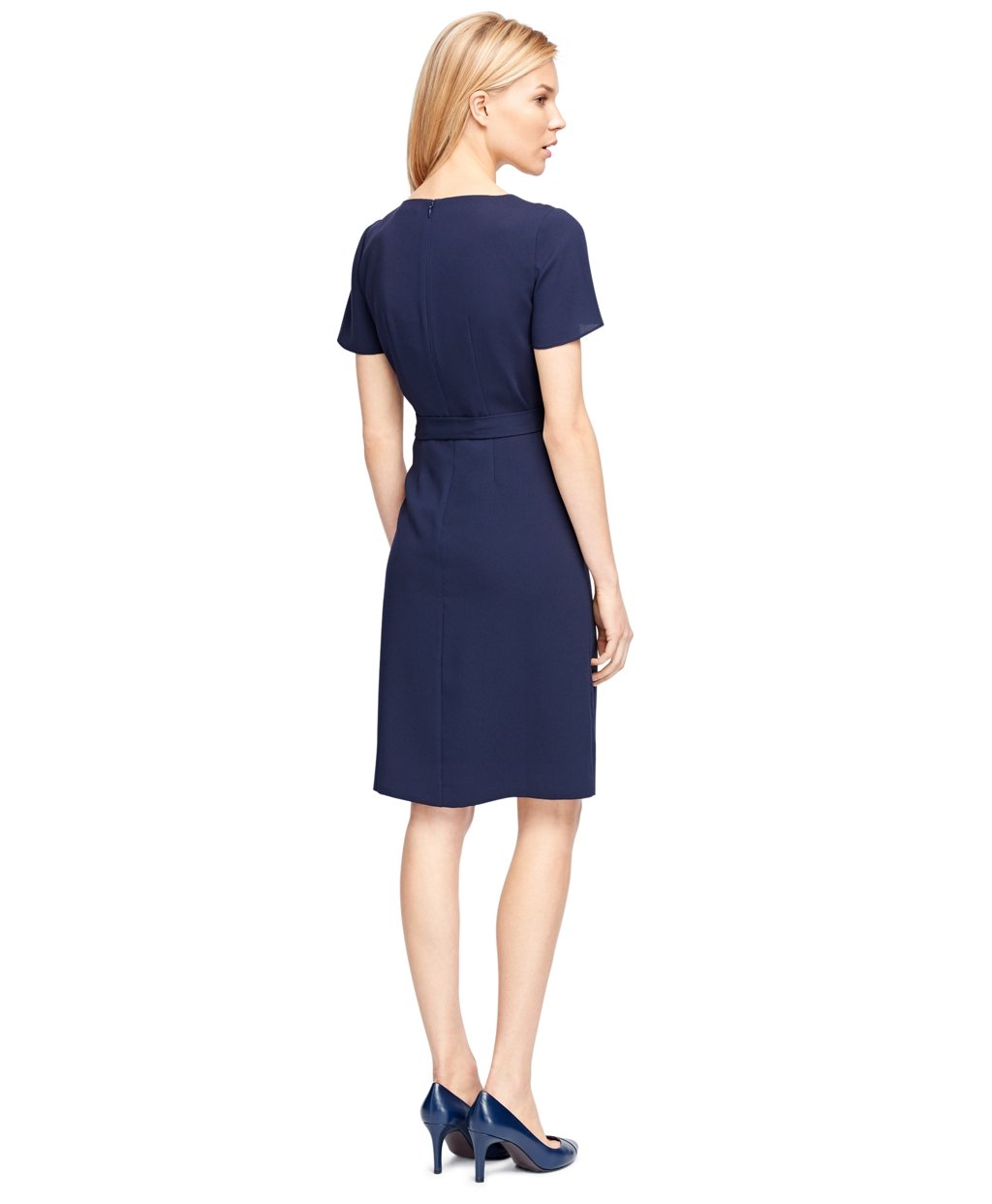 Brooks brothers Short-sleeve Dress in Blue | Lyst