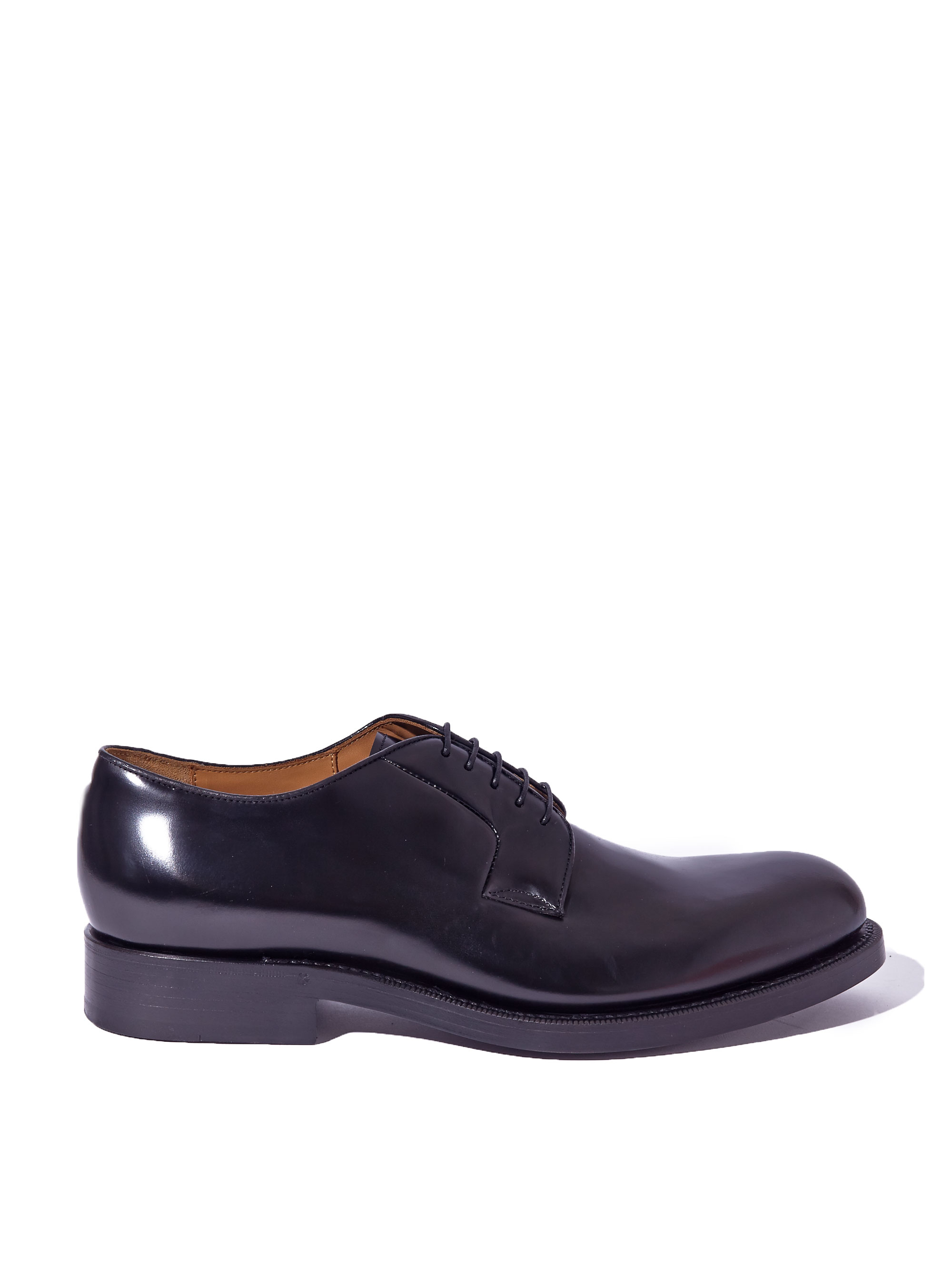 Lyst - Raf Simons Mens Classic Leather Derby Shoes in Black for Men