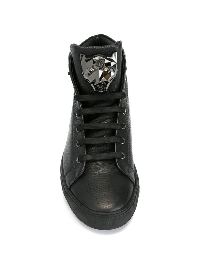 philipp plein black shoes